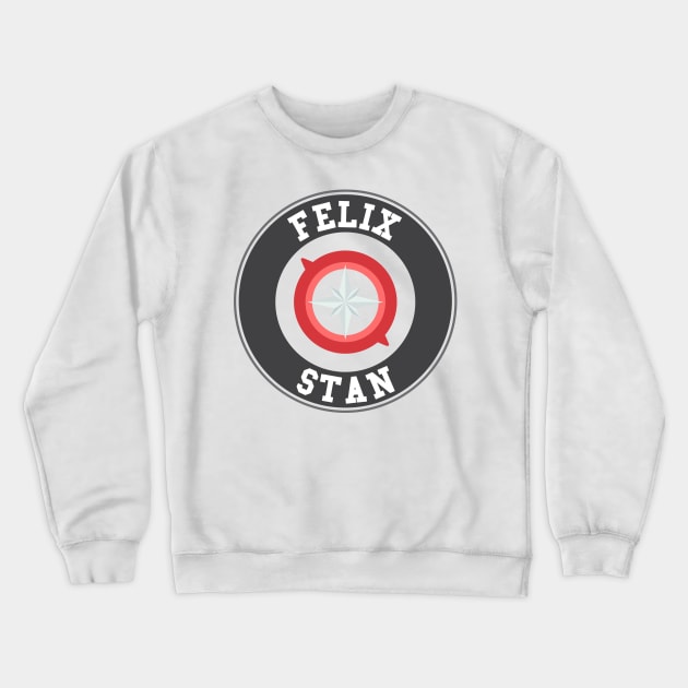 Stray Kids SKZ Felix stan Crewneck Sweatshirt by Oricca